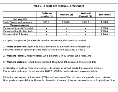 La Fuste des Chamois